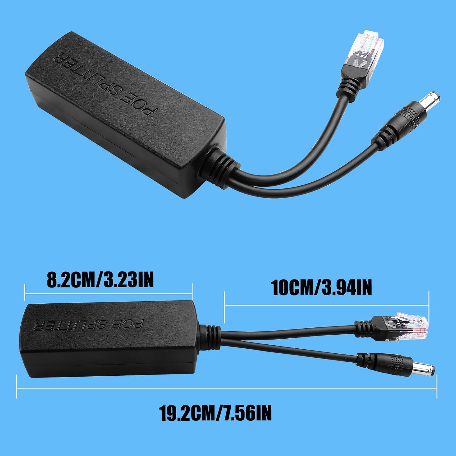 Thumbnail 2 de TIENFOKOTA POE Splitter DC 5.5x2.1mm: 48V to 12V, 15W, IEEE 802.3af/at