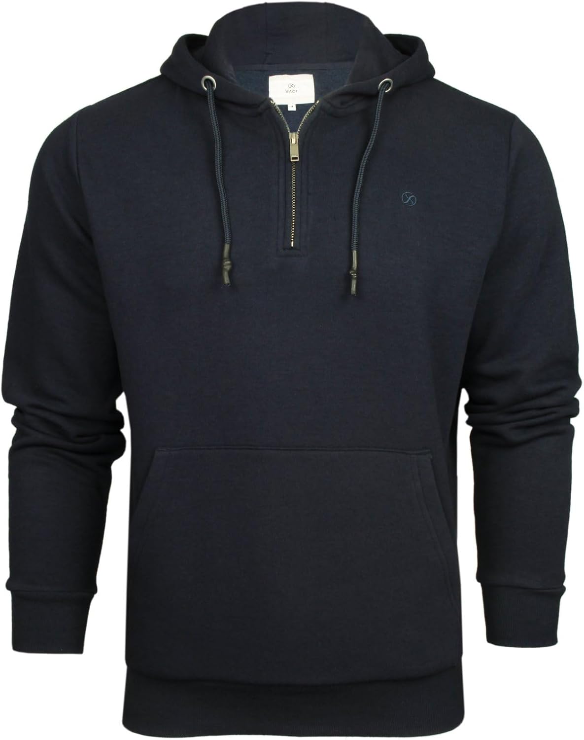 Thumbnail 4 de Xact Men’s Hooded Sweatshirt (1/4 Zip Overhead & Full Zip Hoodie) – Soft Midweight Fleece-Back, Regular Fit