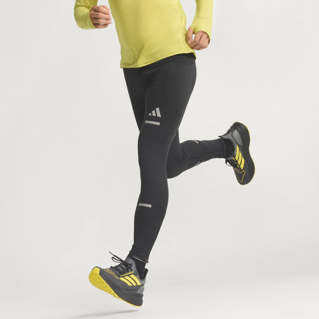 Detalle de Mallas de running Adi365 CLIMAWARM+ de Adidas (Negro)