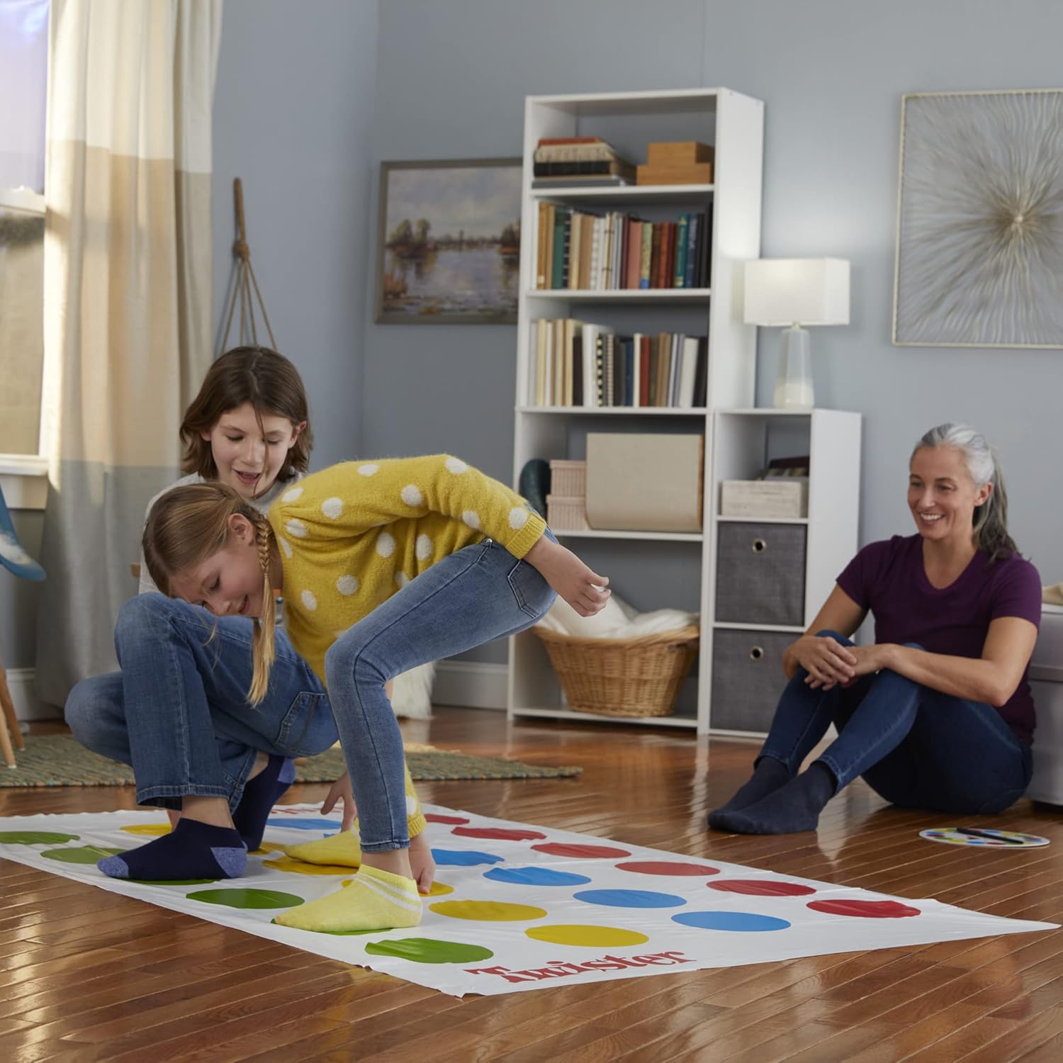 Thumbnail 4 de Hasbro Gaming Twister versión 2020, alfombra multicolor 🎲