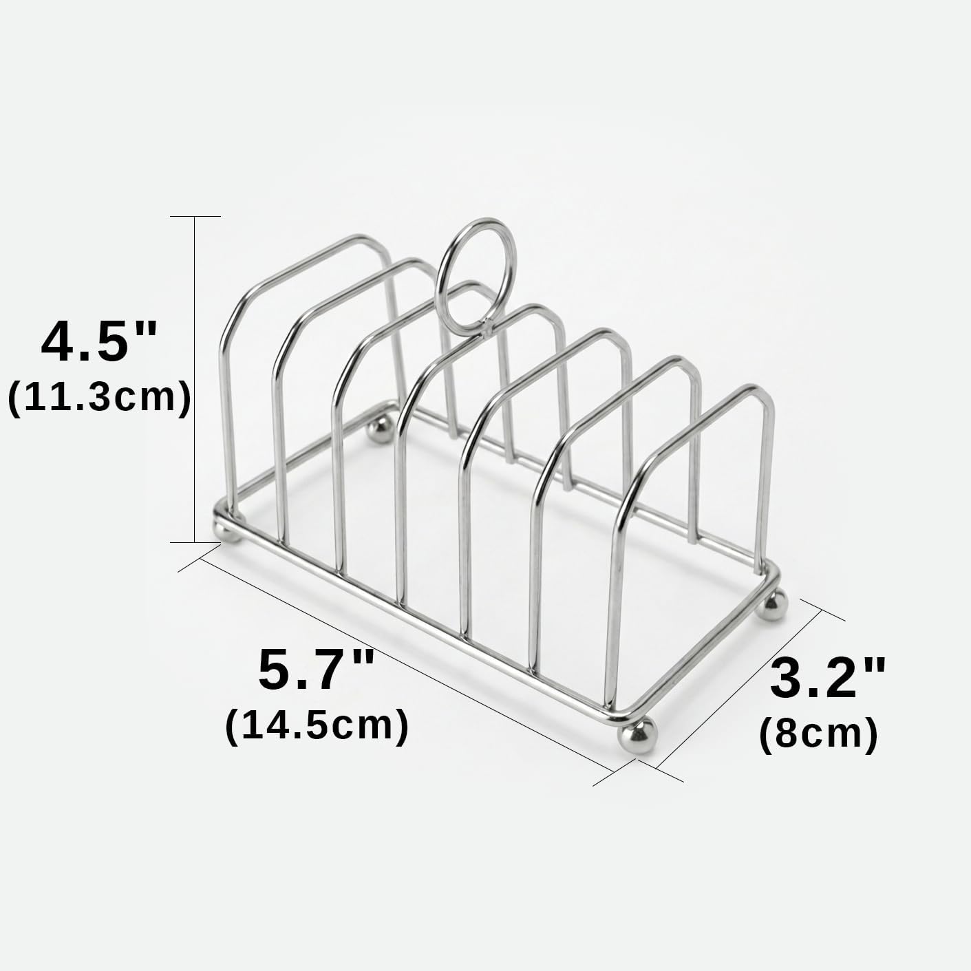Detalle 2 de Junverelle Stainless Steel Toast Rack