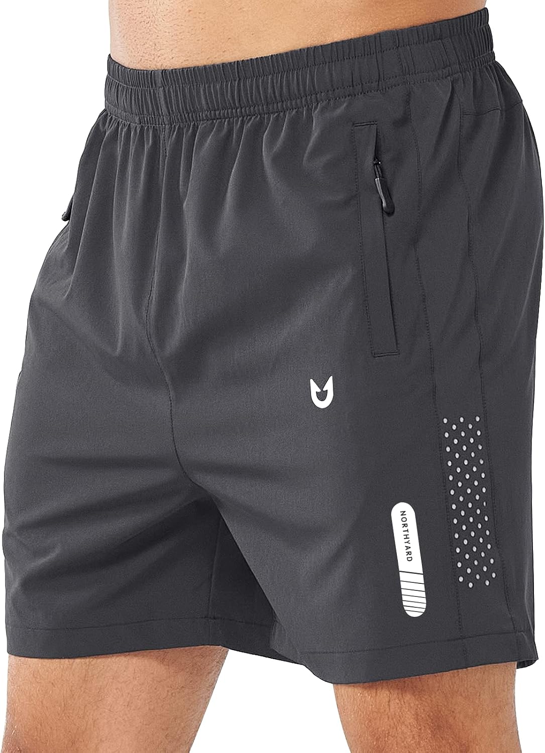 Detalle de NORTHYARD Men's Athletic Shorts Polyester Blend