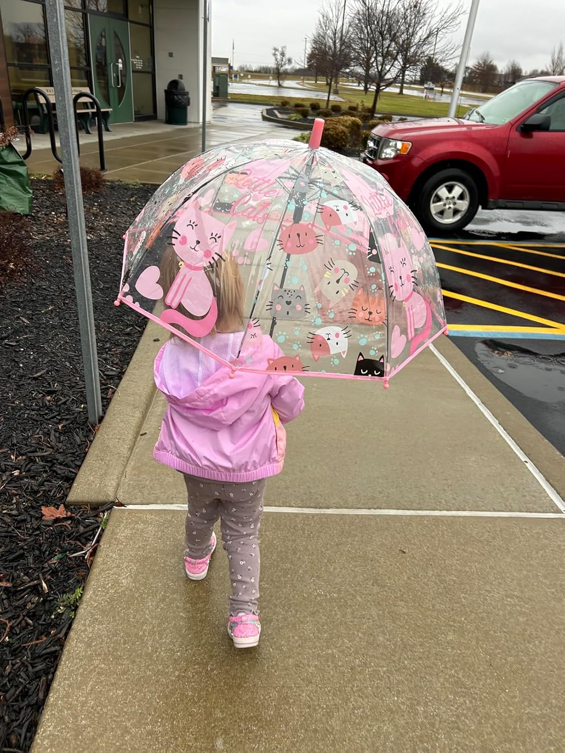 Thumbnail 2 de Kids Clear Bubble Umbrella for Safe Walks