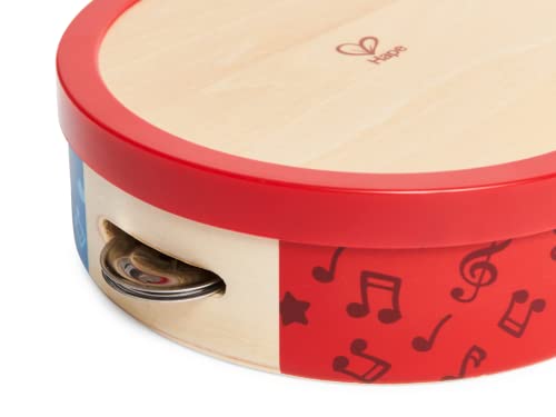 Thumbnail 2 de Hape Bunter Tamburin – Buntes Holz-Tamburin für rhythmische Lernmomente ab 12 Monaten