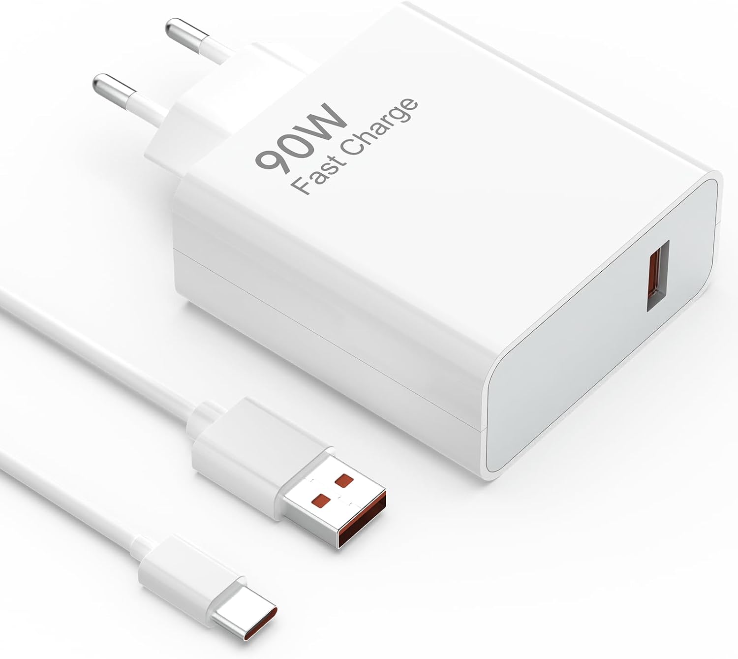 Detalle de Jippofu Caricabatterie USB-C 90W per Xiaomi Redmi e Poco – ricarica turbo affidabile