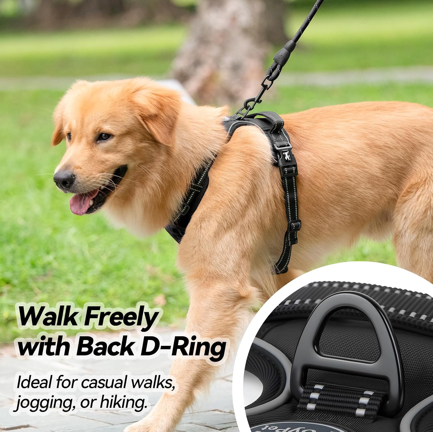 Thumbnail 4 de PoyPet No Pull Dog Harness 2-clip, Large