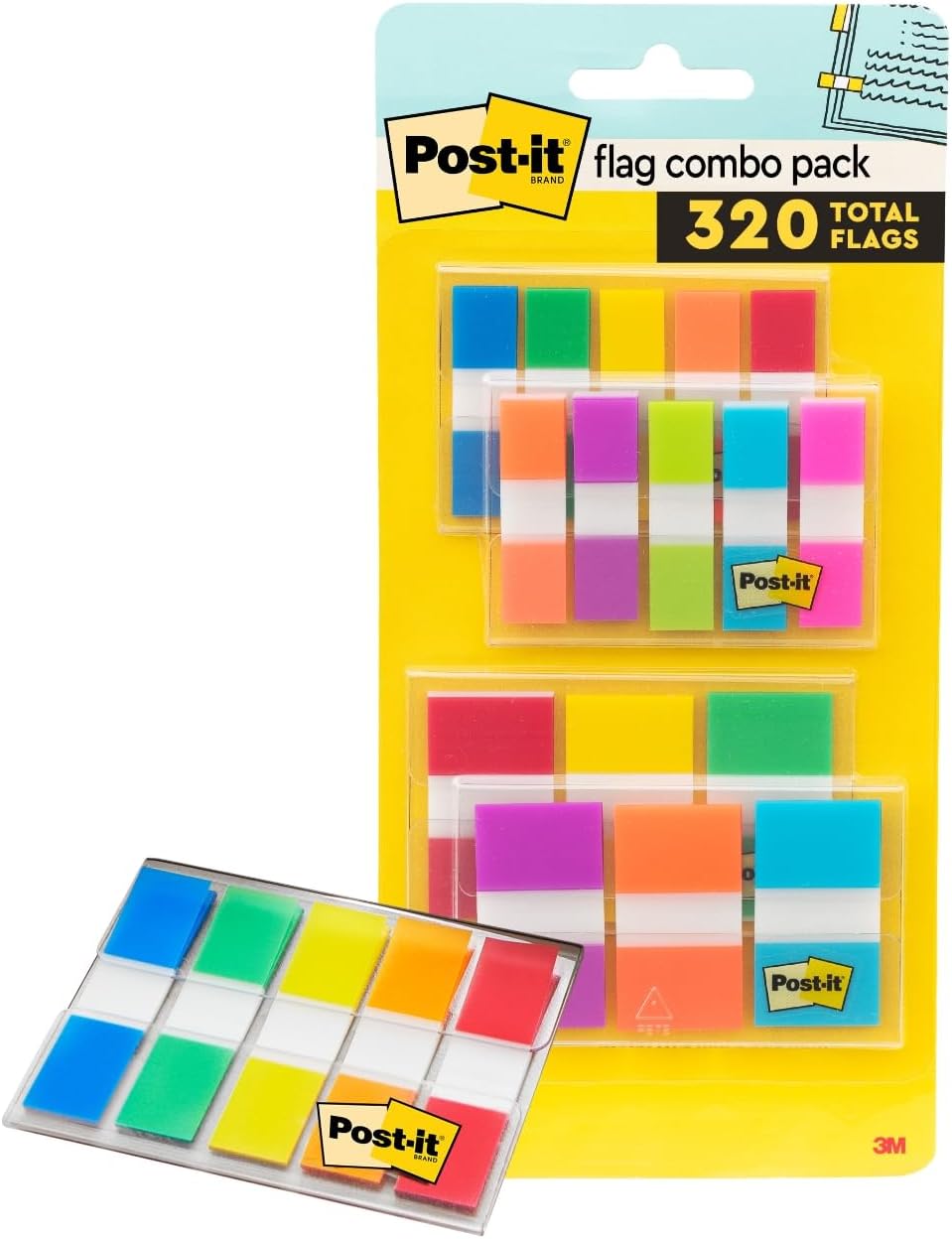 Post-it Flags Combo Pack 120/200 flags