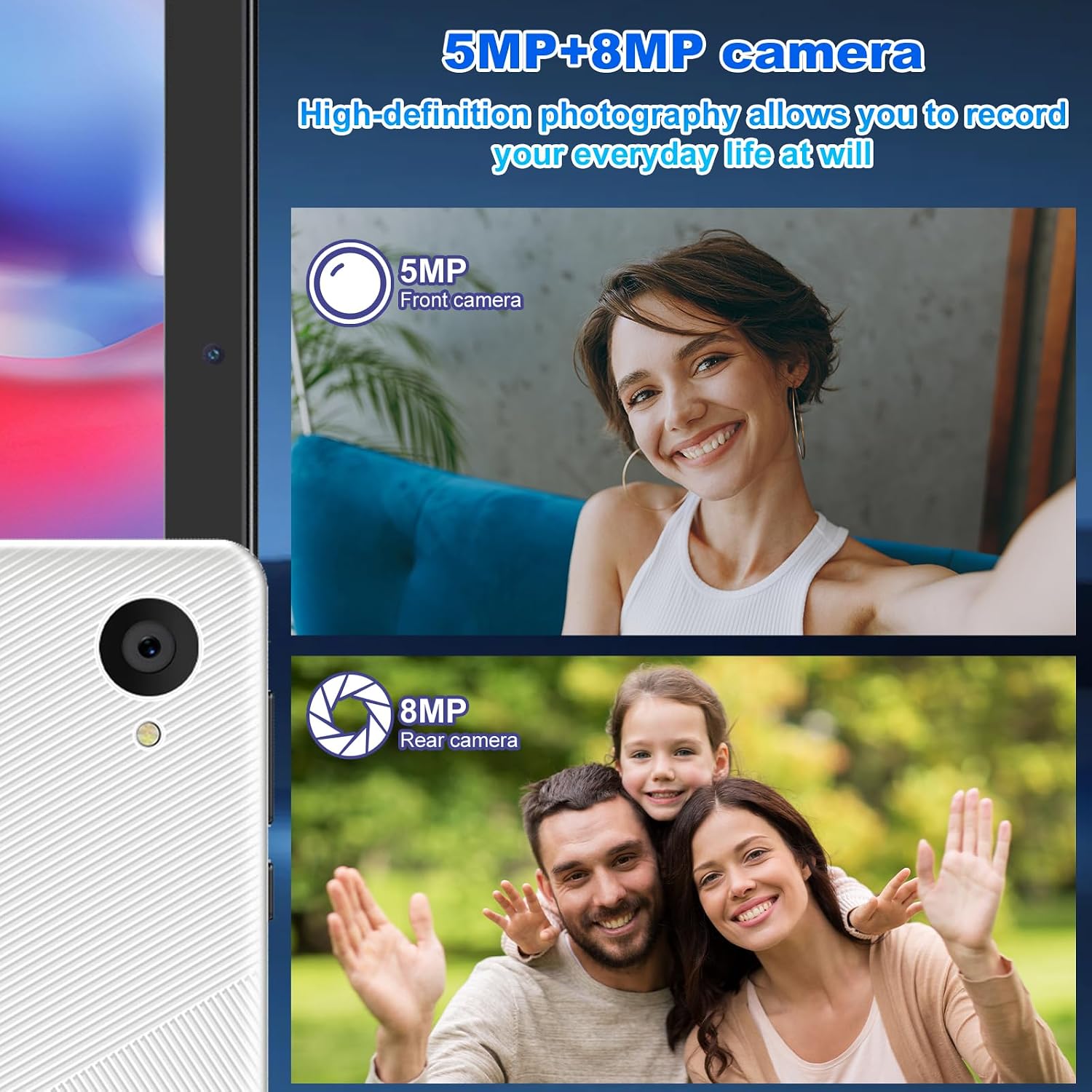 Thumbnail 6 de Laptok Tablet 10 Inch: Android 14, 8GB RAM, 64GB ROM + 1TB Expandable