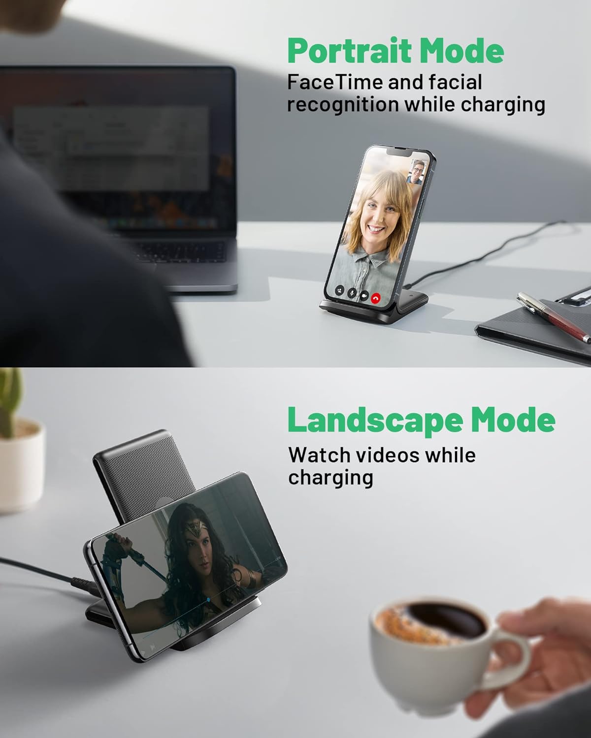 Thumbnail 6 de INIU Wireless Charger 15W Fast Qi Charging Station