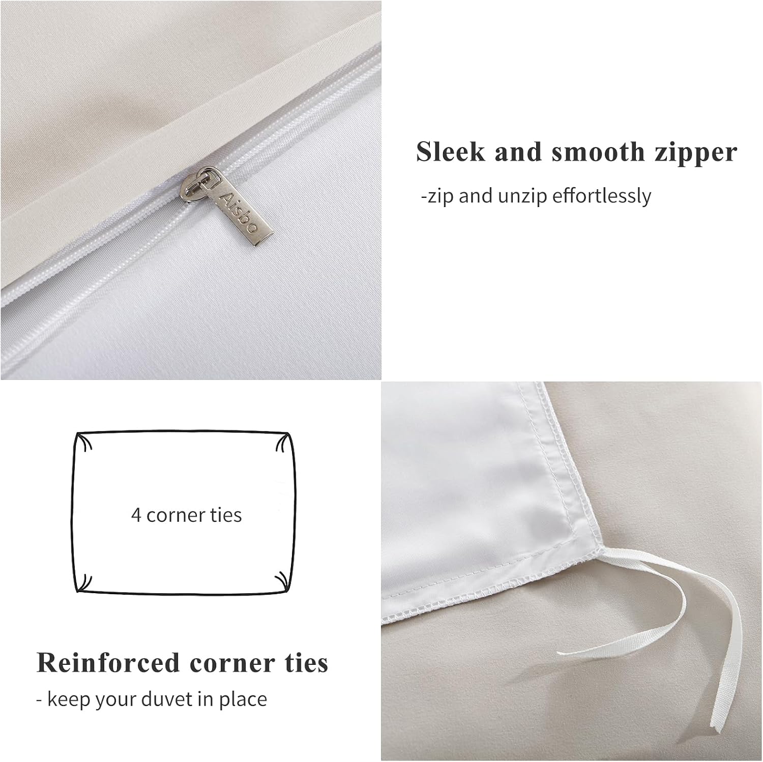 Detalle 2 de Aisbo King duvet cover set 220x230