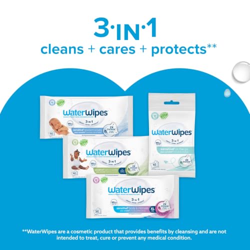 Thumbnail 7 de WaterWipes Sensitive+ Newborn & Baby Wipes, 240 Count (4 Packs) - 99.9% Water, Unscented, Hypoallergenic