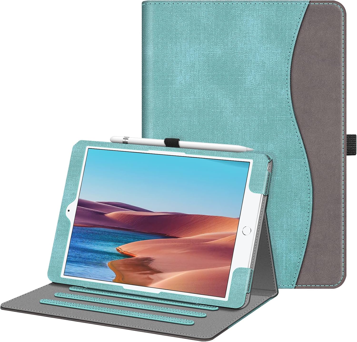 Detalle de FINTIE iPad 9th/8th/7th Gen Case Turquoise