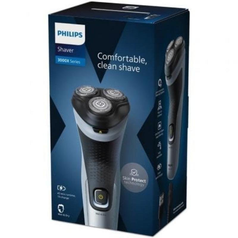 Detalle de Philips Shaver Series 3000X X3063: afeitado preciso y suave para uso diario