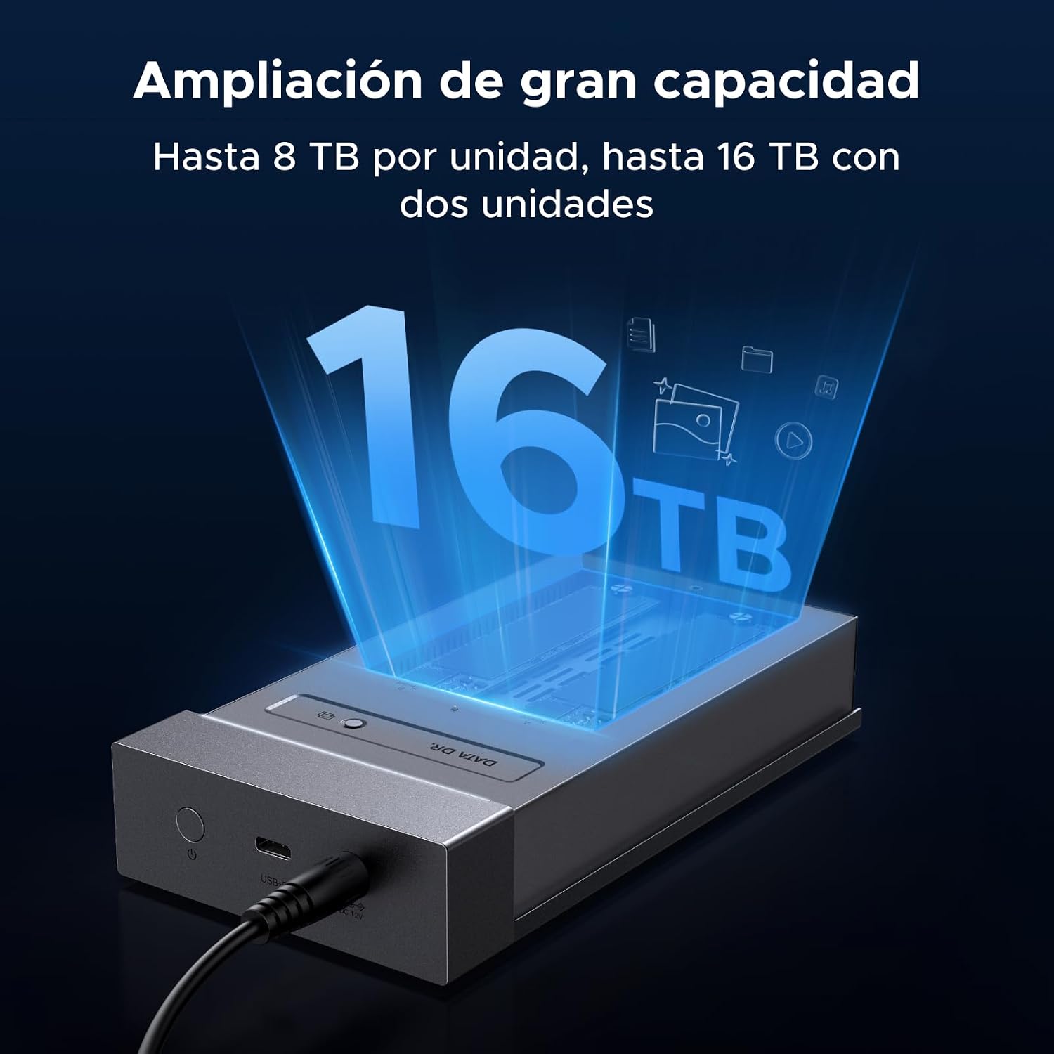 Thumbnail 5 de UGREEN Base para Disco Duro 40Gbps USB4