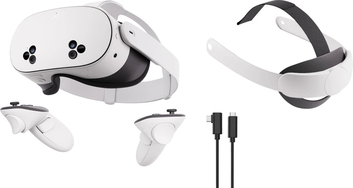 Thumbnail 18 de Meta Quest 3S 128 GB + BlueBuilt PC Link-Kabel + Elite Strap (inkl. Touch Plus Controller)