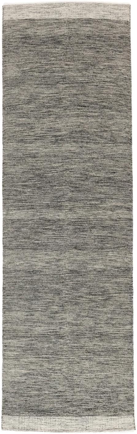 Detalle de RugVista Serafina 113800 wollen loper 100 x 350 cm, donkergrijs