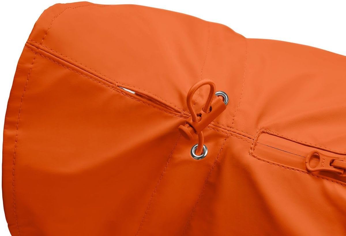 Thumbnail 3 de Hunter Hunde-Regenmantel Milford (Größe 60) in Orange – ergonomischer Regenwetter-Schutz mit Reißverschluss
