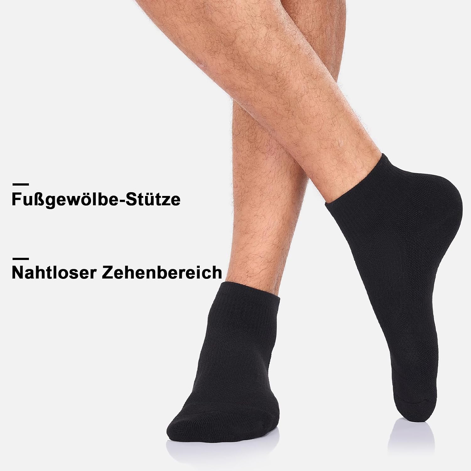 Detalle de anqier 6 Paar Herren Damen Sportsocken 43-46 ⚙