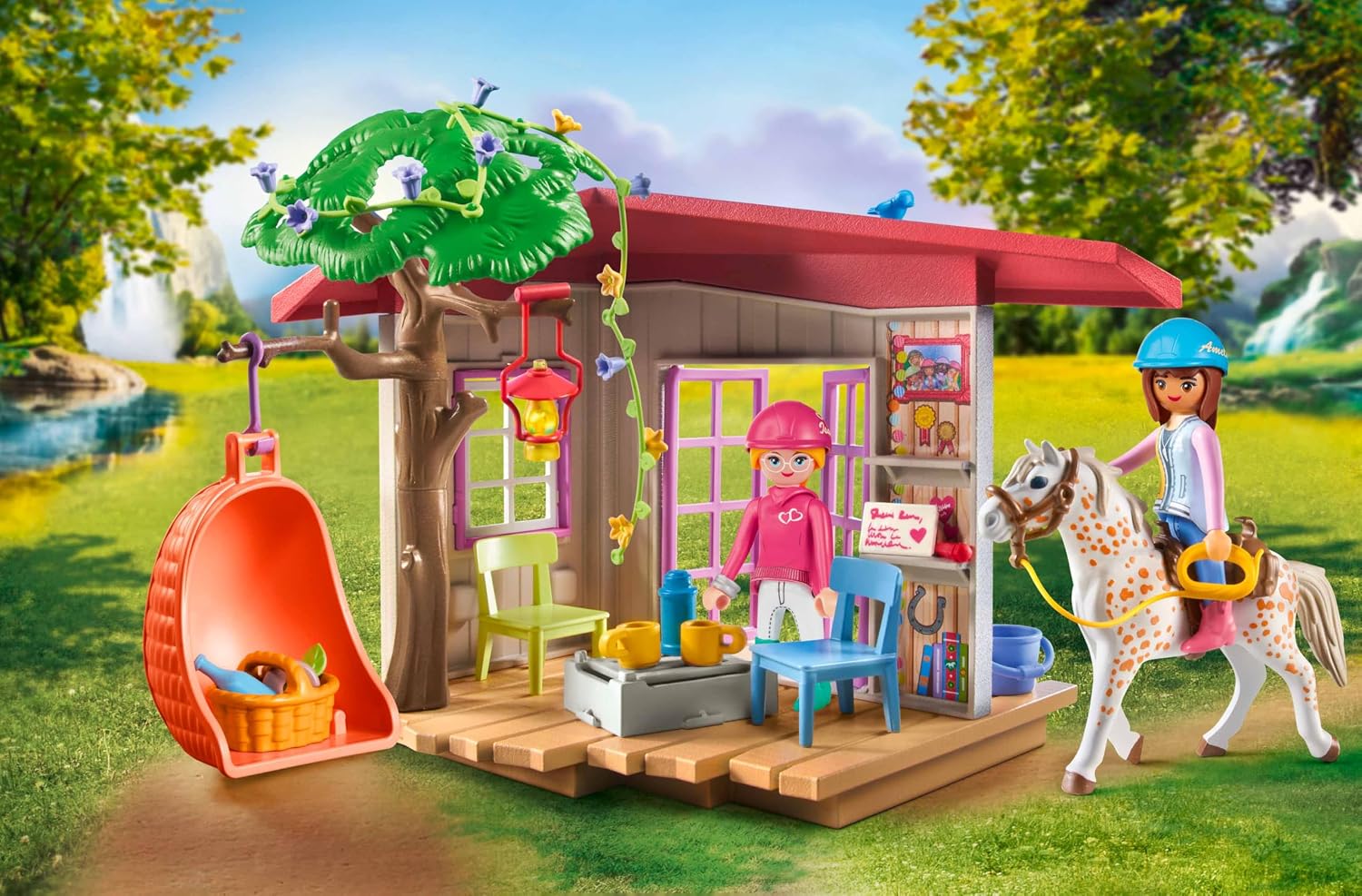 Detalle de PLAYMOBIL horse clubhouse toy