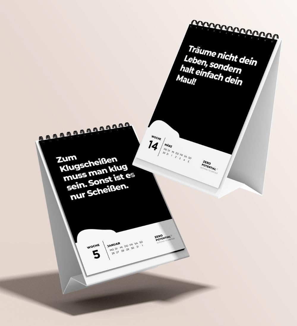 Thumbnail 3 de Demotivierender Tischkalender 52 Wochen 📅
