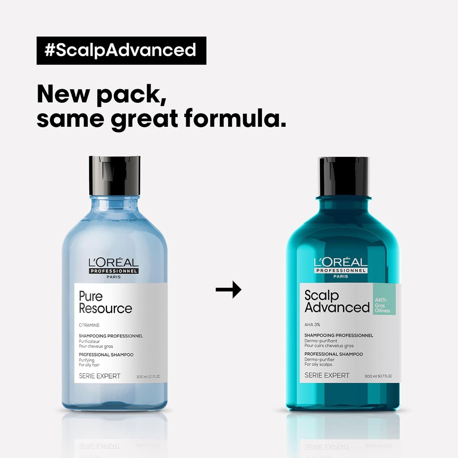 Thumbnail 5 de L'Oréal Professionnel Scalp Advanced Anti-Oiliness Dermo-Purifier Shampoo (300ml) – For Oily Hair, Serie Expert