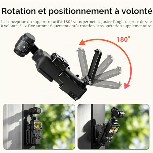 Thumbnail 3 de AMAZEAR Support magnétique pour DJI Osmo Pocket 4P/4/3 – Noir