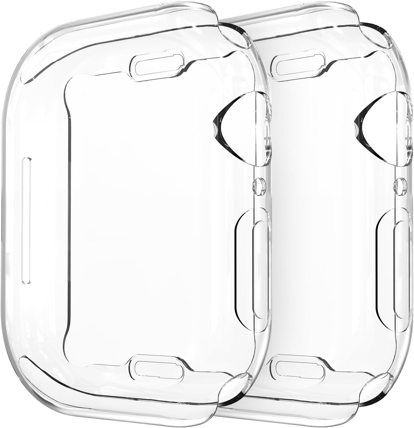 Thumbnail 4 de Simpeak 2PCS Coque Compatible pour Apple Watch 40mm Series SE/6/5/4 – Étui TPU Ultra Fin Transparent