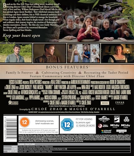 Thumbnail 1 de Hamnet [4K UHD] Blu-ray (Region B) – Universal