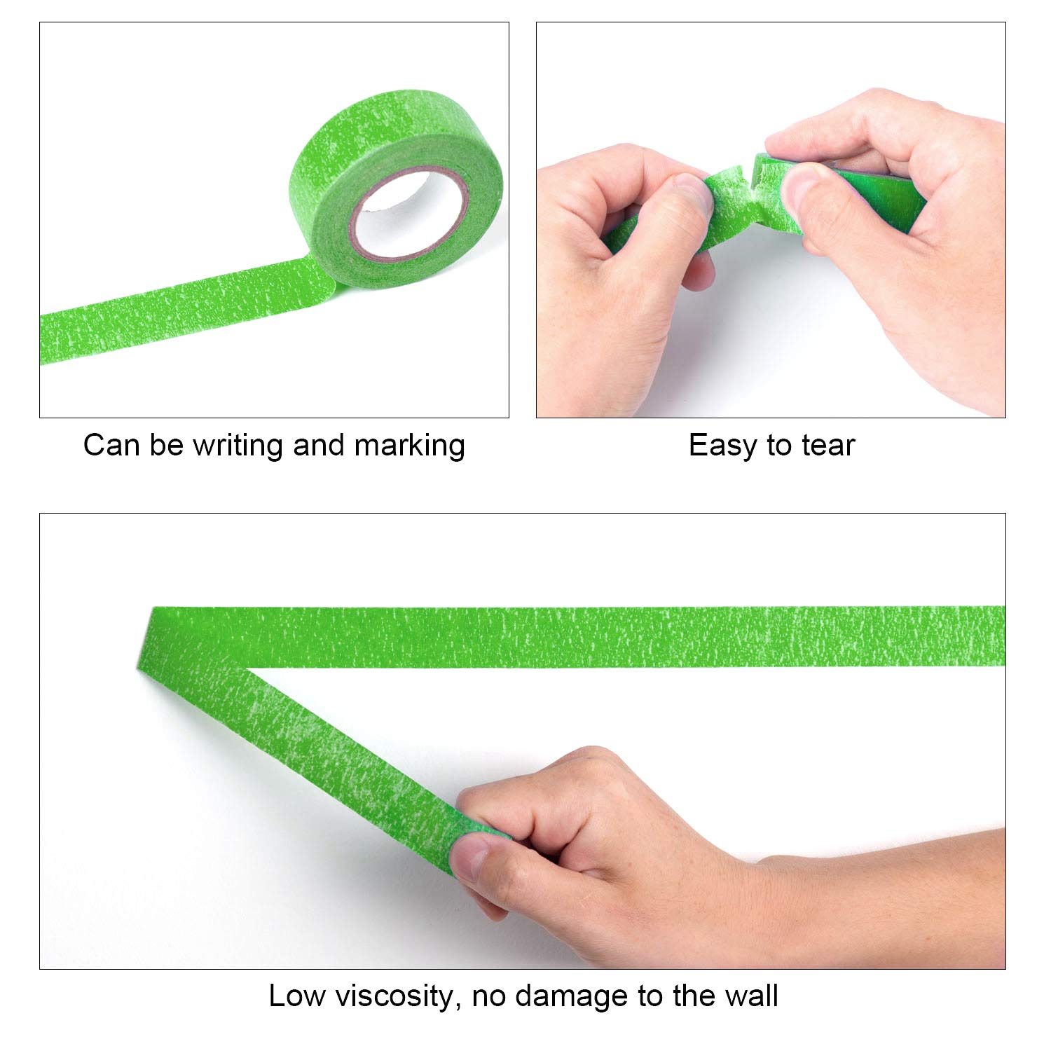 Thumbnail 3 de Eagle smart 10pcs Green 24mm Low Tack Masking Tape