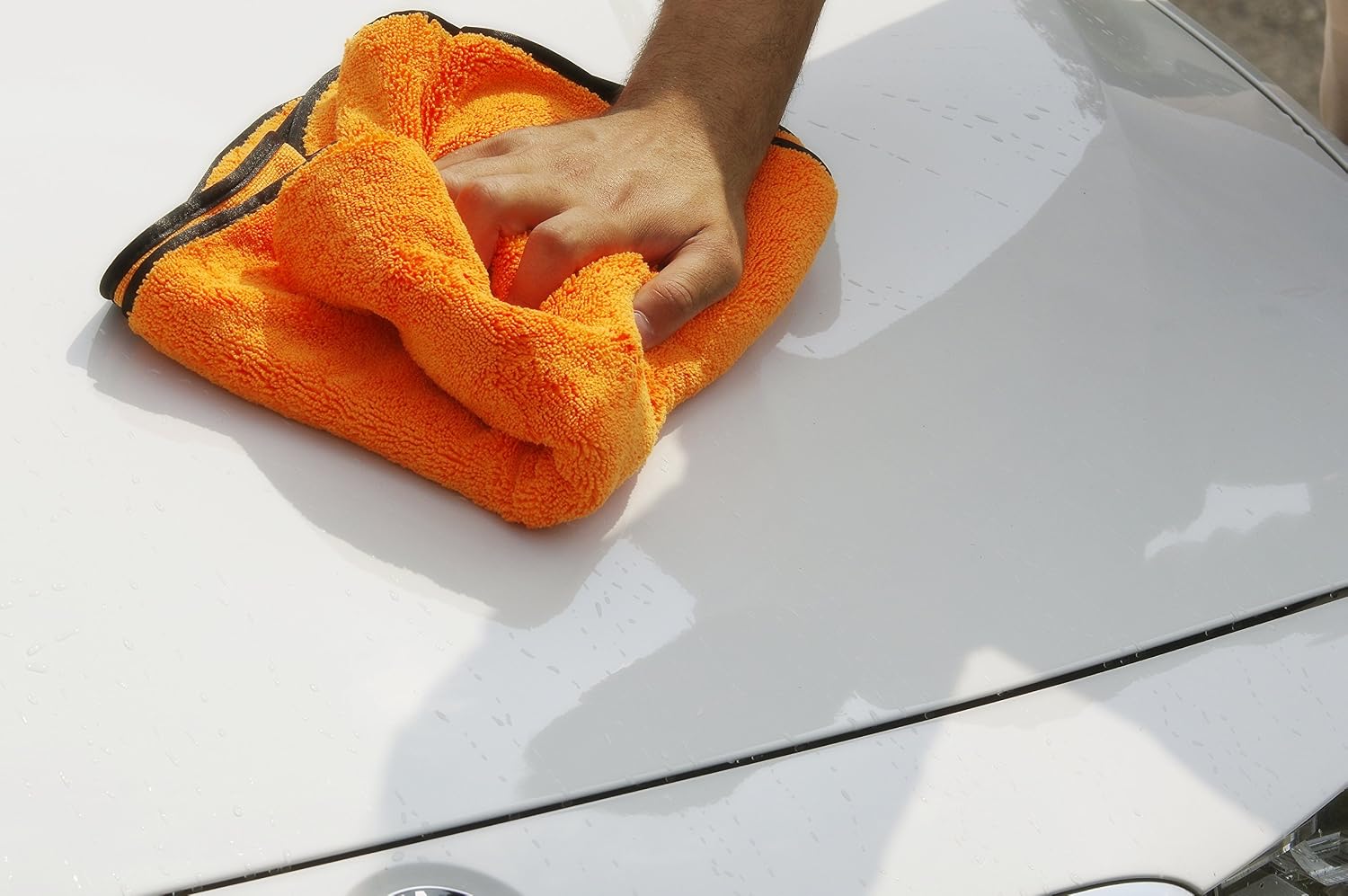Detalle de Glart 44WG6: Set di 6 Panni Asciugatura Auto XXL in Microfibra 90x60 cm