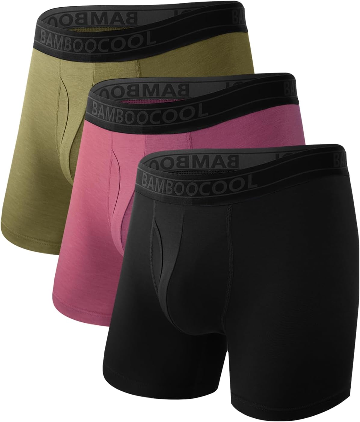 Thumbnail 6 de BAMBOO COOL Men's Breathable Boxer Briefs with Fly - 7 Pack Review