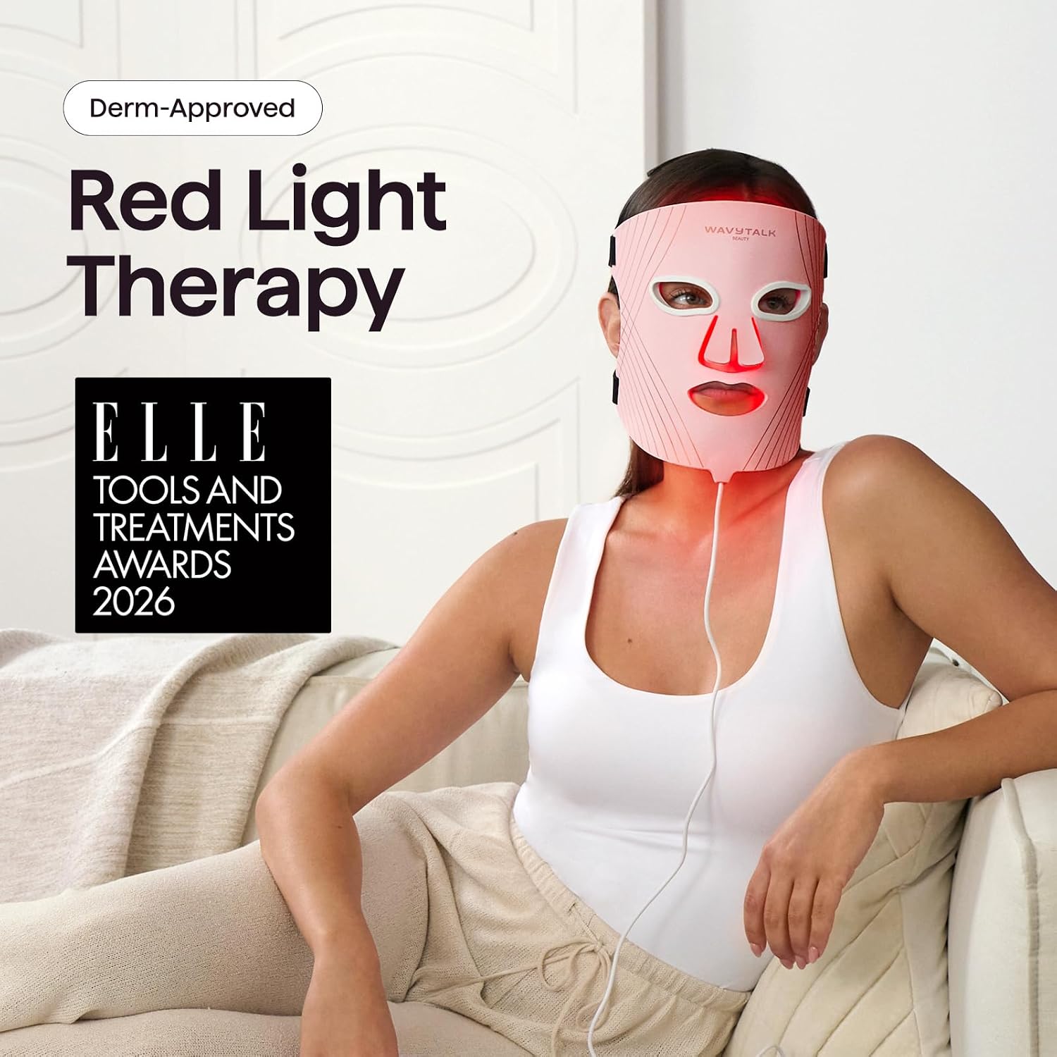 Thumbnail 2 de Wavytalk Red Light Therapy Mask, 456 LED Chips