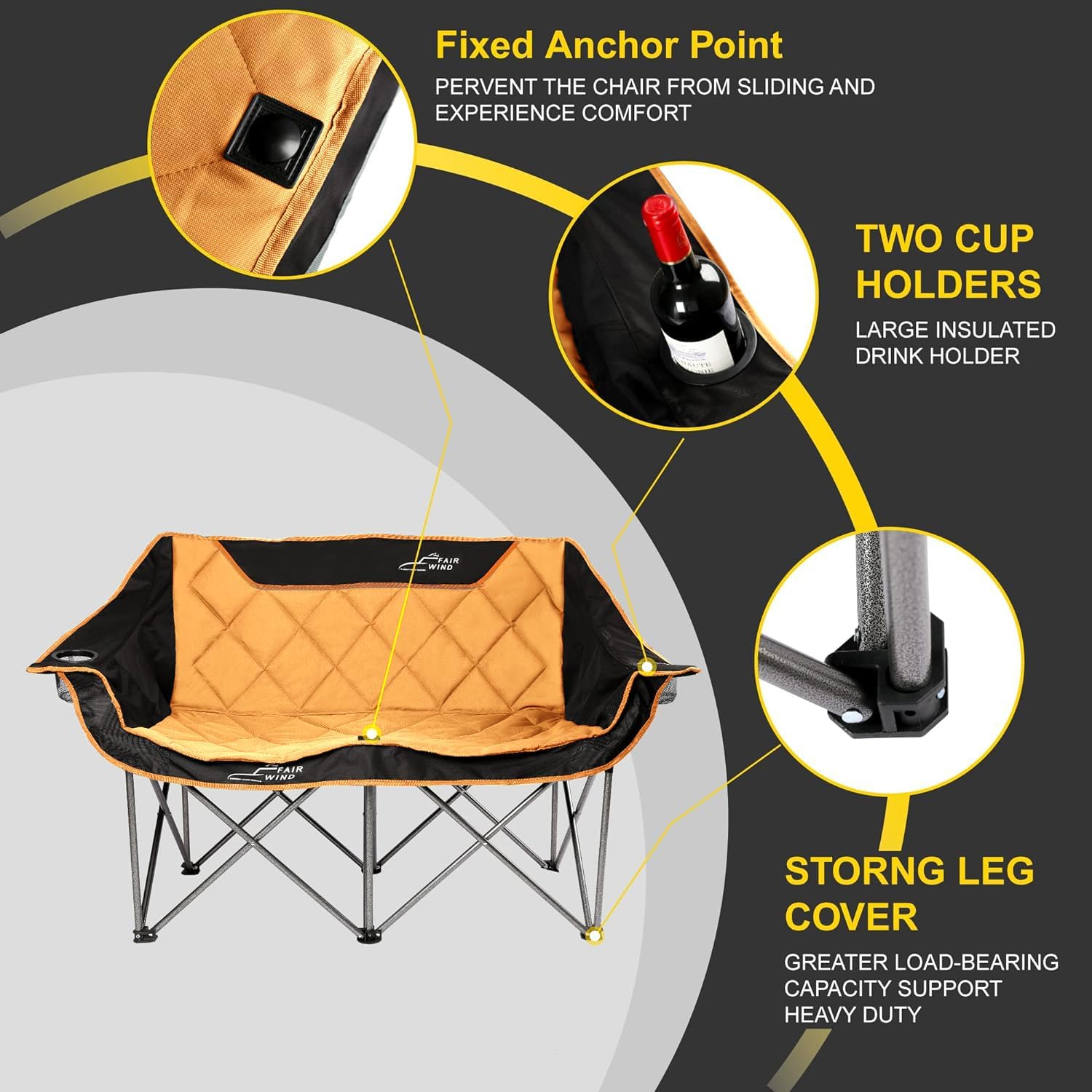 Thumbnail 6 de FAIR WIND Oversized Camping Chair