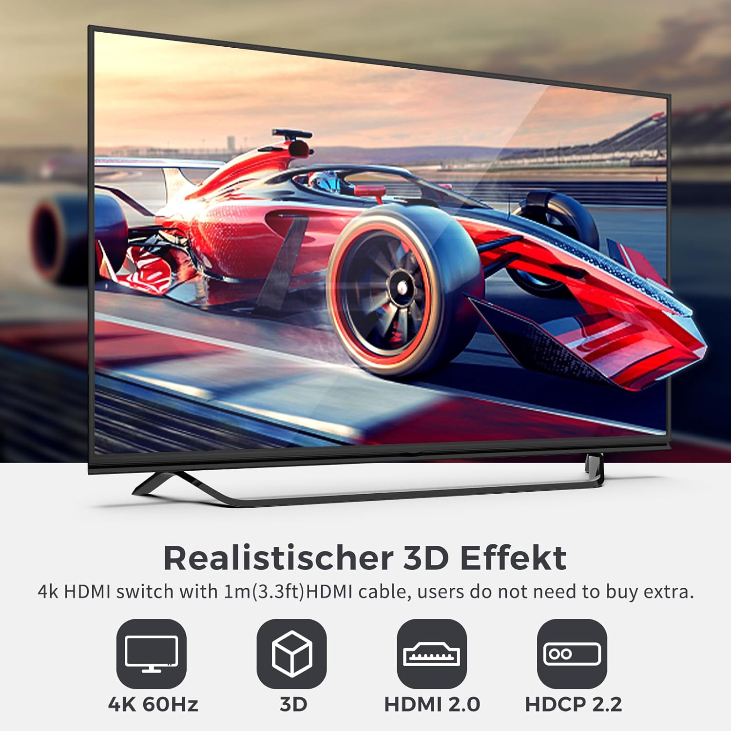 Thumbnail 3 de Fokky 4K@60Hz bidirectional HDMI switch, 1 in 2 out or 2 in 1 out (HDMI 2.0, aluminium body)