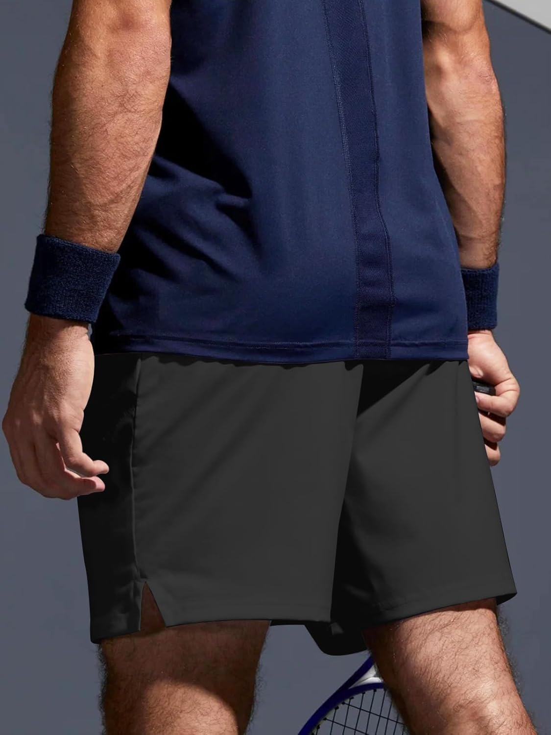 Thumbnail 2 de Aolesy Men's 2 in 1 Running Shorts 5" — Lightweight, Quick-Dry Gym Shorts with Multiple Pockets