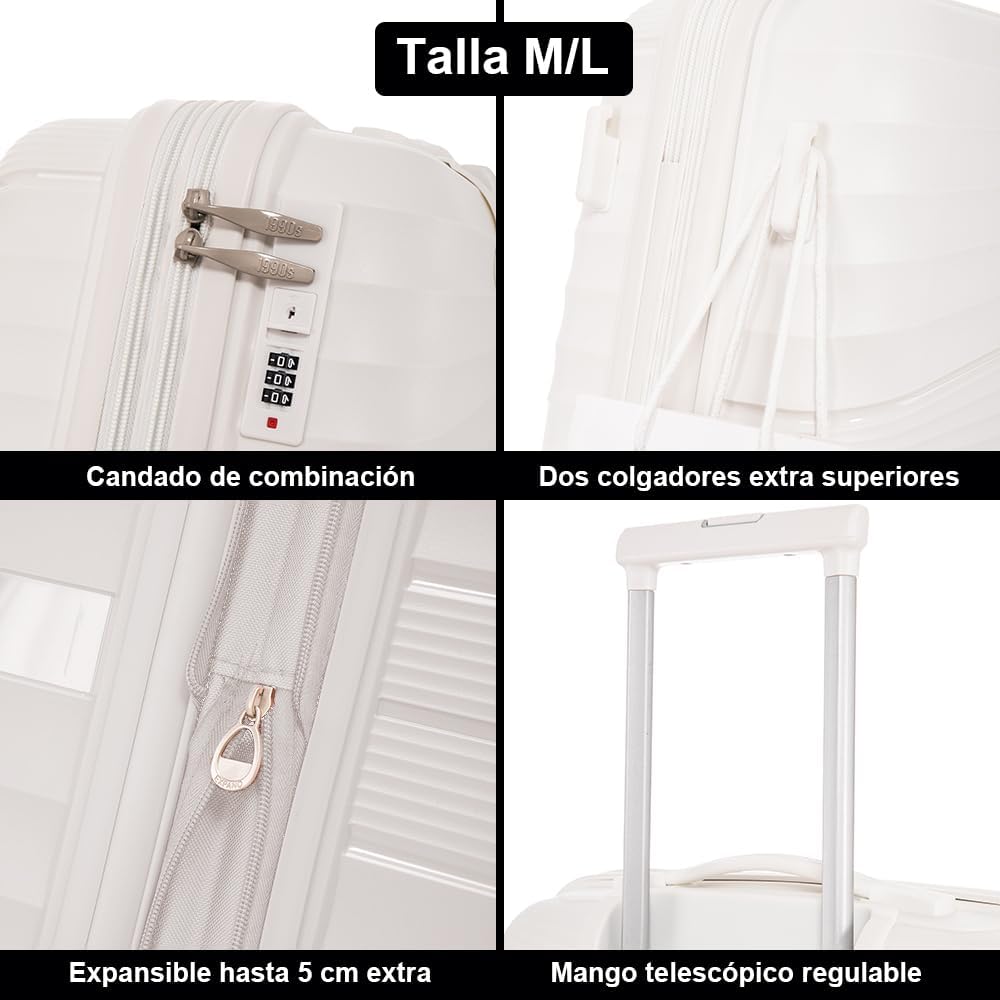 Thumbnail 4 de 1990s Maleta Mediana Expandible 79L