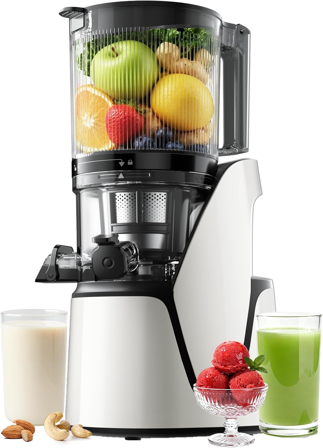 Detalle de EanOruus 3-in-1 Juicer 6.5 Chute