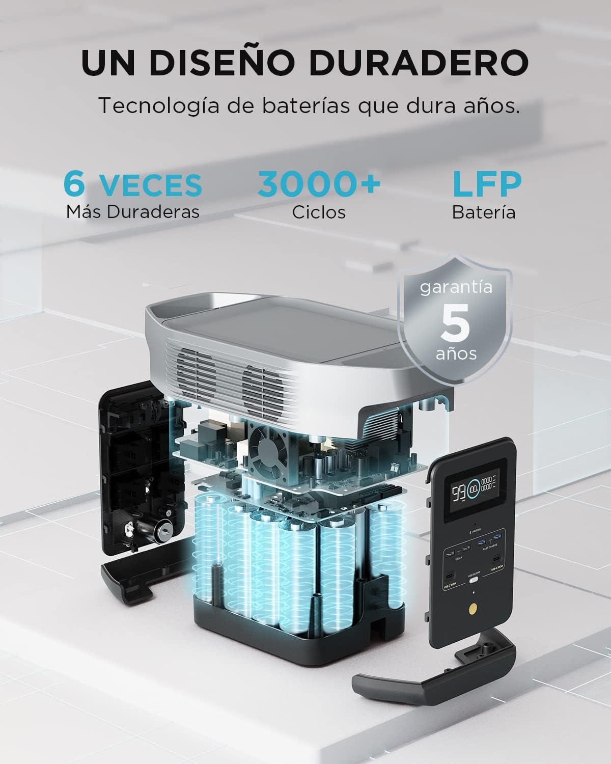 Thumbnail 4 de EcoFlow Delta 2 🚀 Batería Ampliable de 1-3 kWh para Casa y Camping