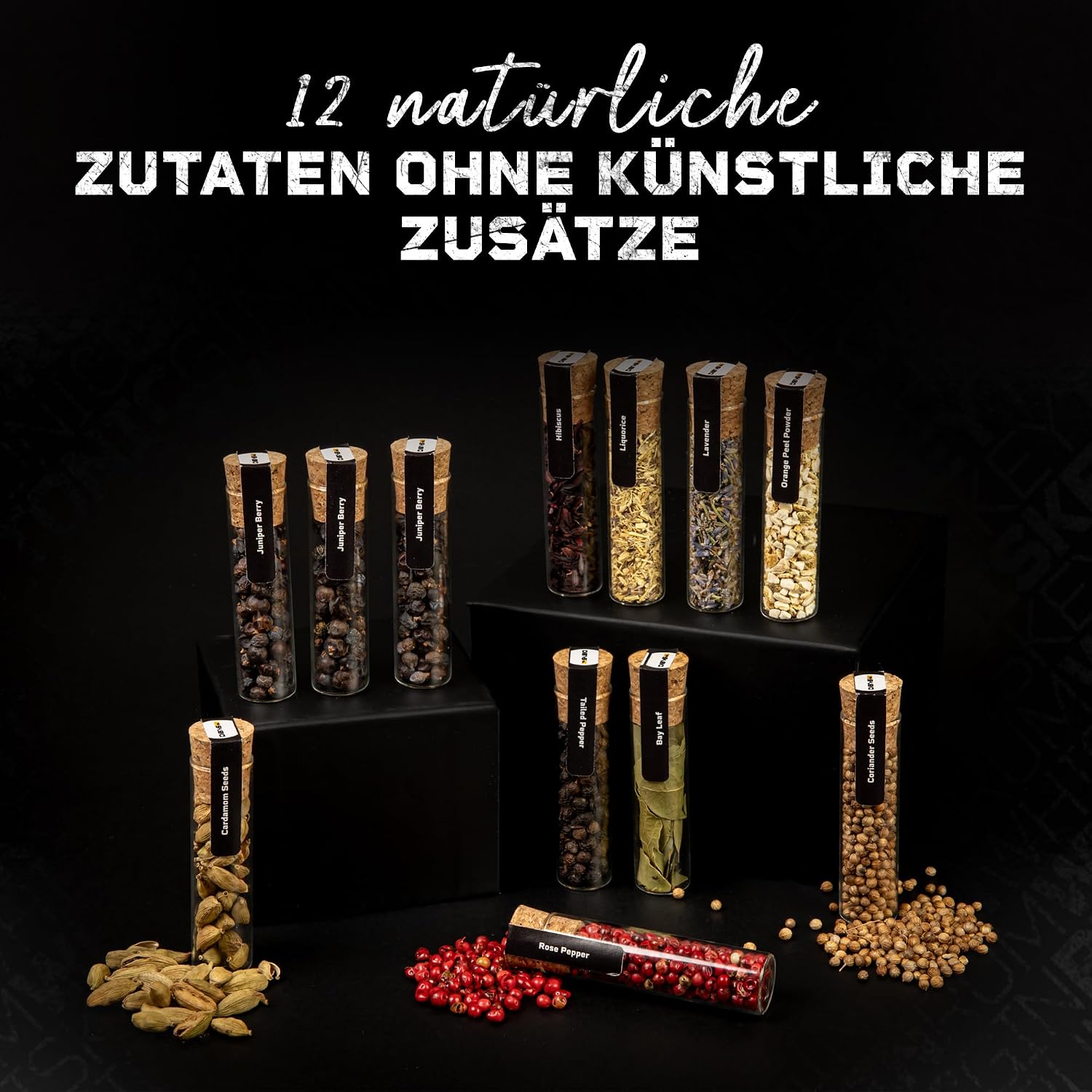 Detalle de DIBYS Gin-Selber-Machen-Set mit 12 Botanicals ⚙