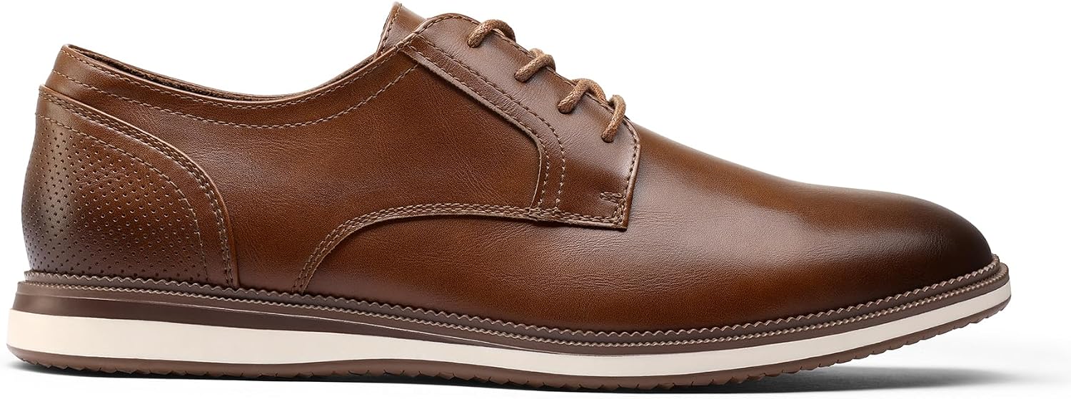 Detalle de MERIDOS Men's Casual Oxford Dress Shoes: All‑Day Comfort and Versatile Style