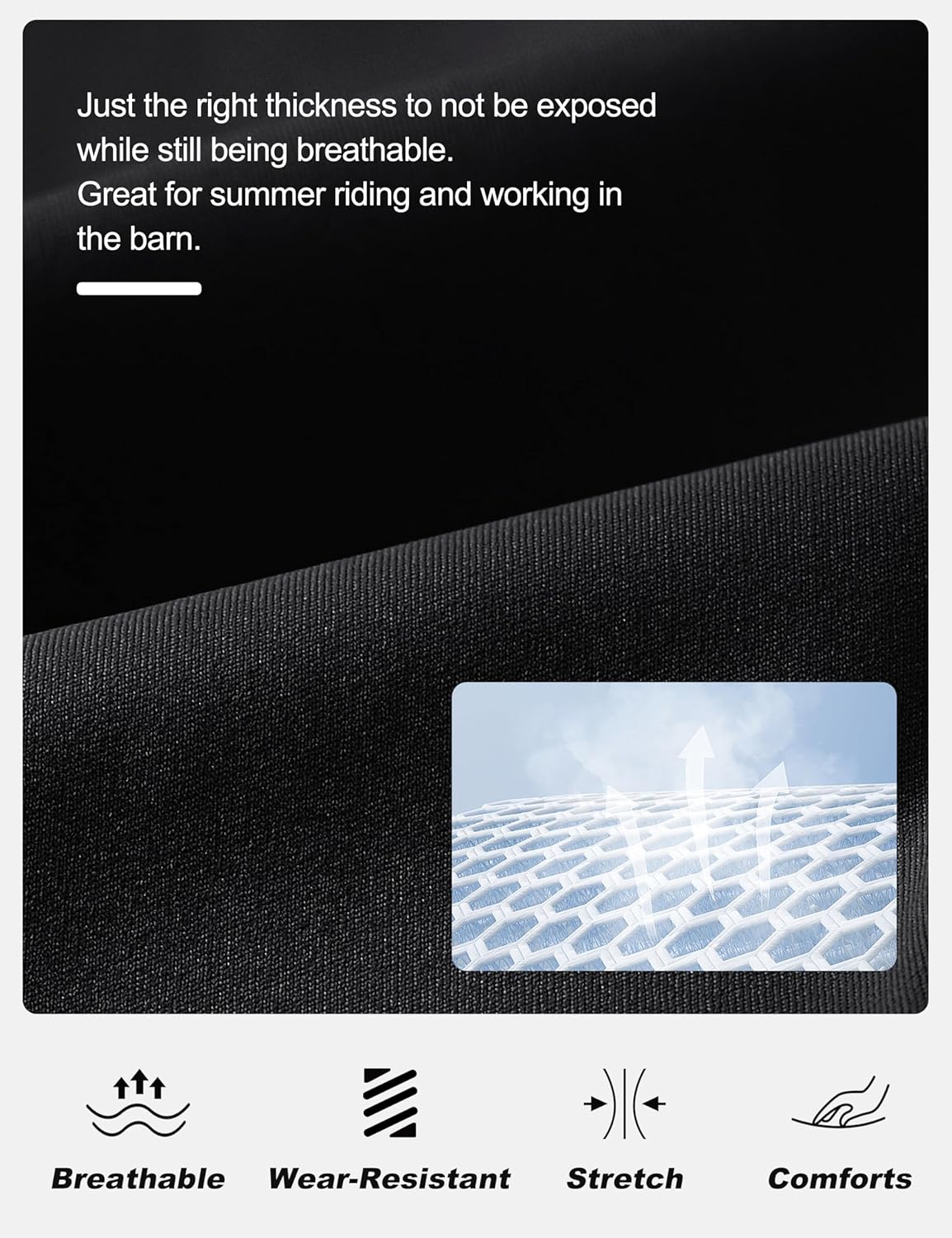 Thumbnail 5 de MoFiz Women’s Silicone Full Seat Horse Riding Pants with Zip Pockets