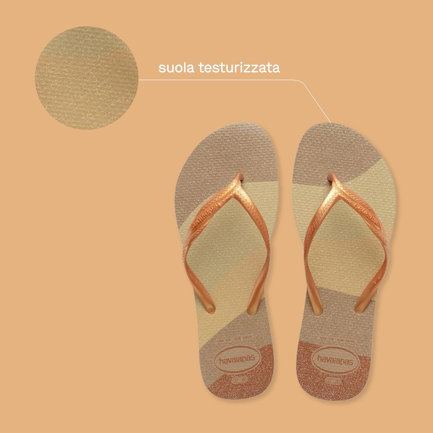 Thumbnail 2 de Havaianas Fantasia Gloss: infradito da donna minimal con tocchi brillanti