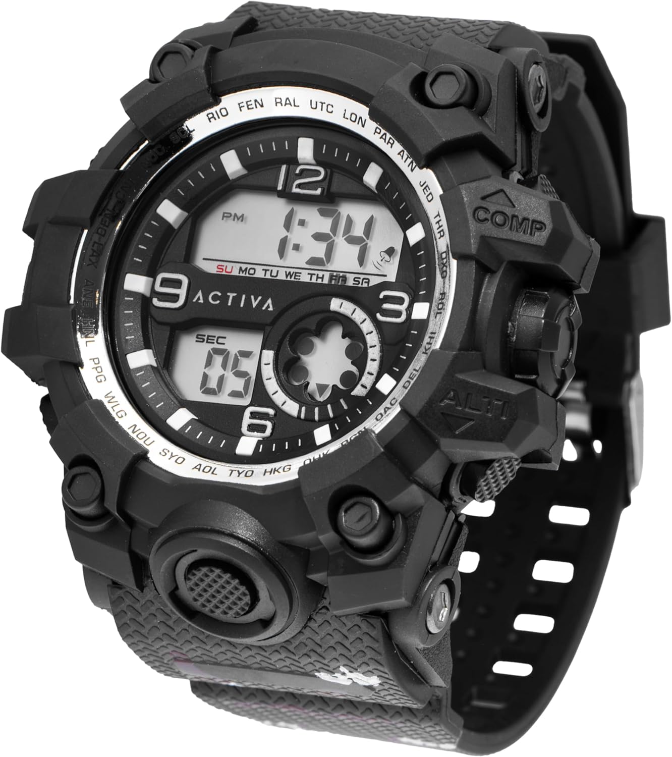 Thumbnail 4 de Invicta Activa Digitale ACW435-002: montre homme quartz, boîtier plastique 54 mm
