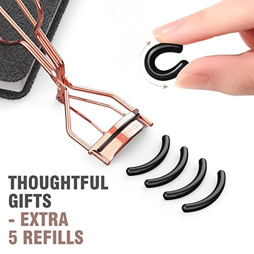Thumbnail 5 de TOMEEM Eyelash Curler with Comb Rose Gold