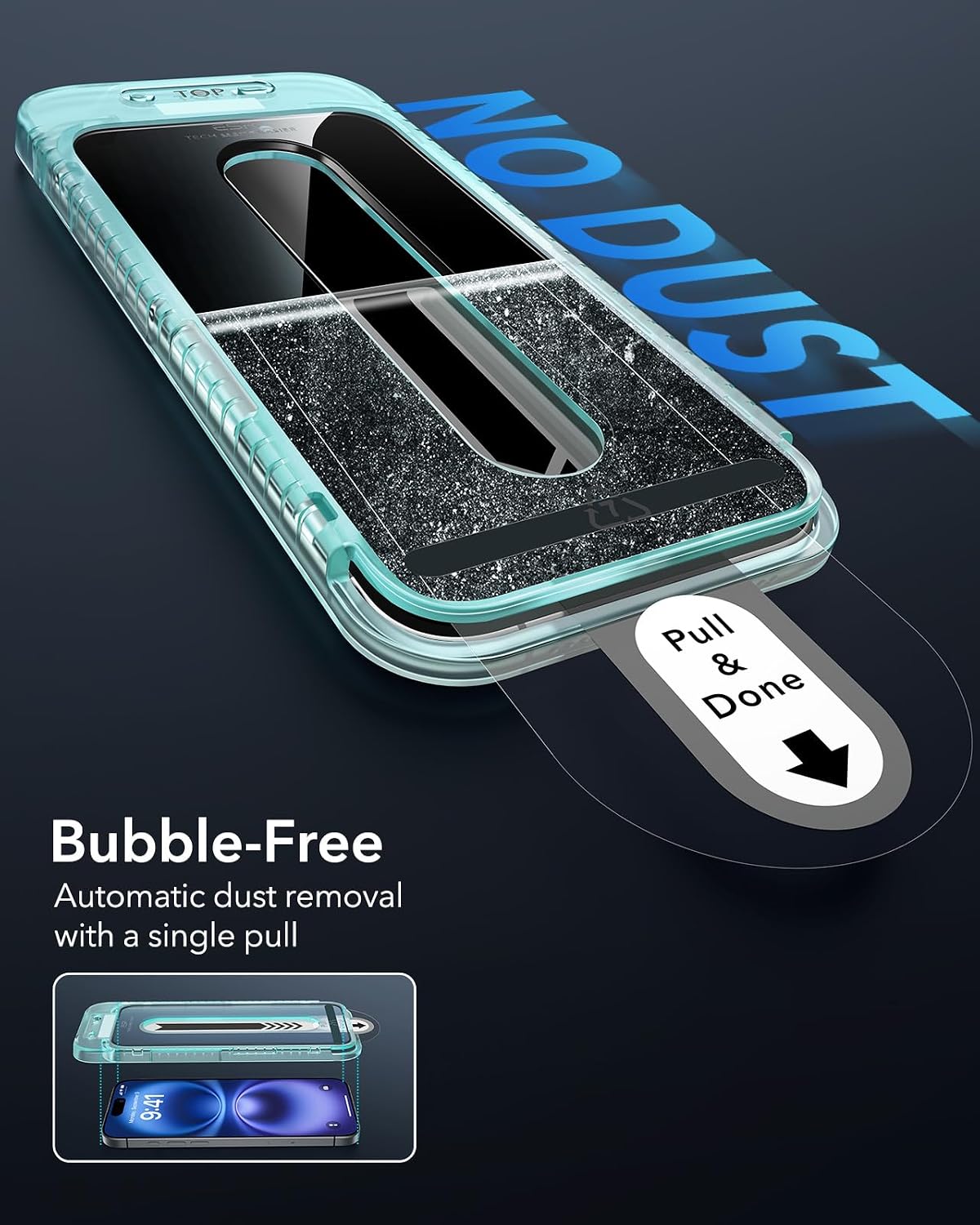 Thumbnail 3 de ESR Screen Protector for iPhone 16 3-Pack