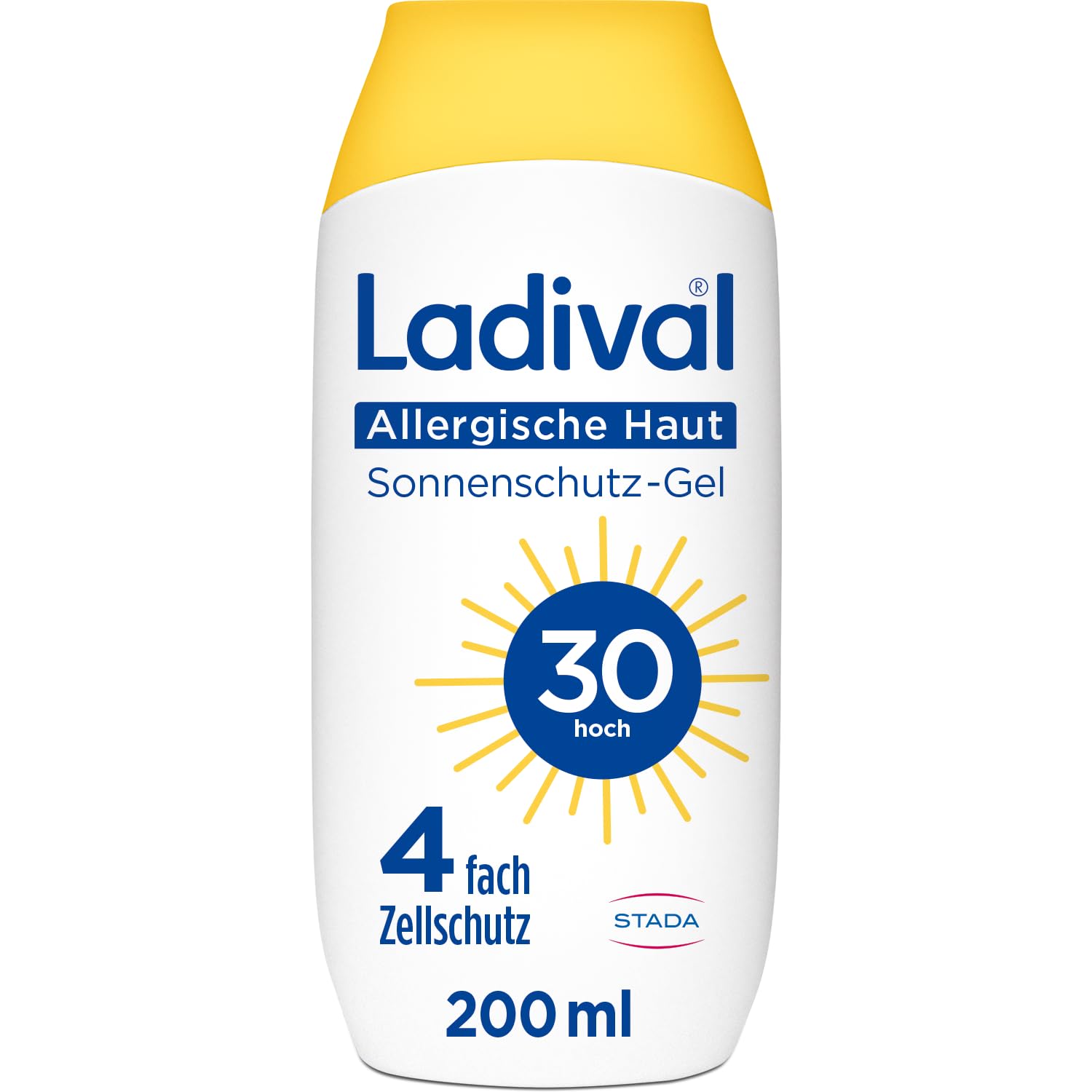 Detalle de Ladival Sonnenschutz Gel LSF30 für allergische Haut (200 ml) – wasserfestes Gel bei Sonnenallergie