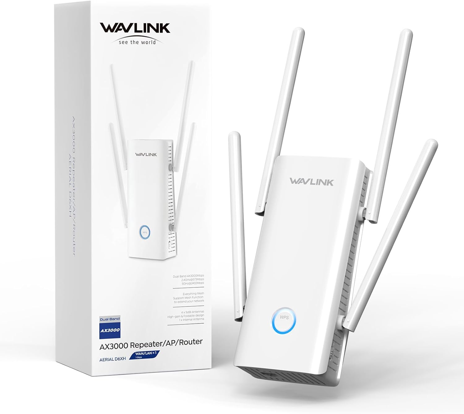 Detalle de WAVLINK AX3000 WiFi 6 per casa