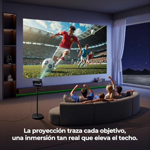 Thumbnail 6 de Proyector Einyoumily compatible con Netflix: 28000 lúmenes, WiFi 6 y 360° de versatilidad para cine en casa