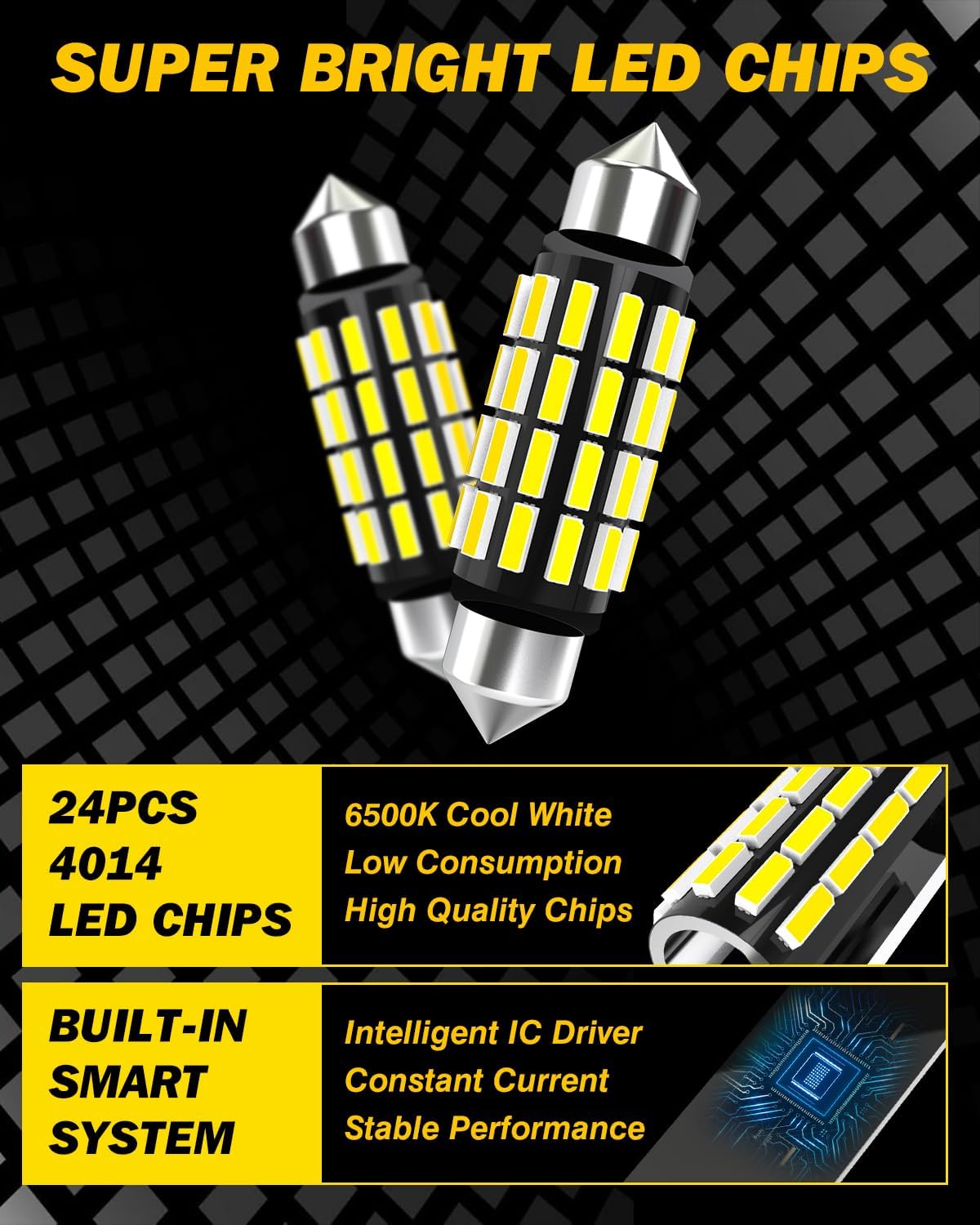 Thumbnail 6 de ANTEMOON 41mm Festoon C5W 6500K LED