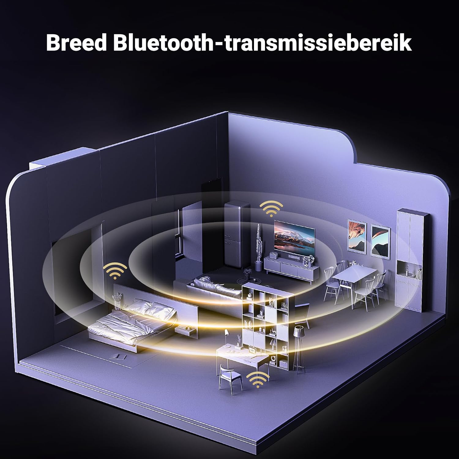 Detalle de UGREEN Bluetooth 5.4-adapter voor pc, USB-dongle voor Windows